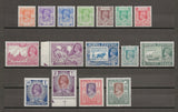 BURMA 1938/40 SG 18b/33 MNH Cat £250