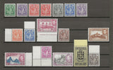 ST LUCIA 1938/48 SG 128a/41 MNH Cat £80