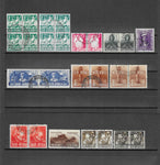 SOUTH AFRICA 1941/46 SG 88/96 + Shades USED Cat £171