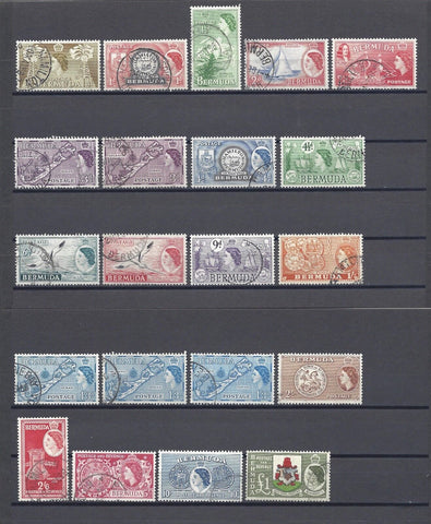 BERMUDA 1953/62 SG 135/50 USED Cat £42