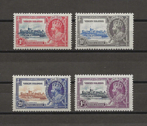 BRITISH VIRGIN ISLANDS 1935 SG 103/6 MNH Cat £25