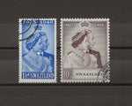 SWAZILAND 1948 SG 46/7 USED Cat £46