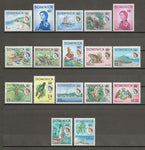 DOMINICA 1963/65 SG 162/78 MNH Cat £55