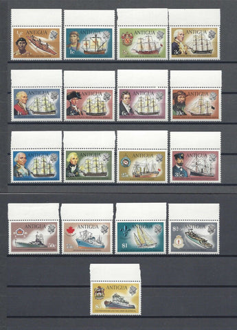 ANTIGUA 1970/75 SG 269/85 MNH Cat £38