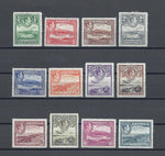 ANTIGUA 1938/49 SG 98/109 MINT Cat £130