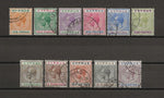 CYPRUS 1912/21 SG 74/84 USED Cat £275