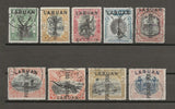 NORTH BORNEO/LABUAN 1901 SG D1/9 USED Cat £1000