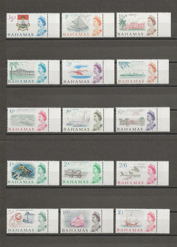 BAHAMAS 1965 SG 247/61 MNH Cat £50