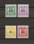 NEW ZEALAND FISCAL 1940/58 SG F212, 214/6 MINT Cat £697