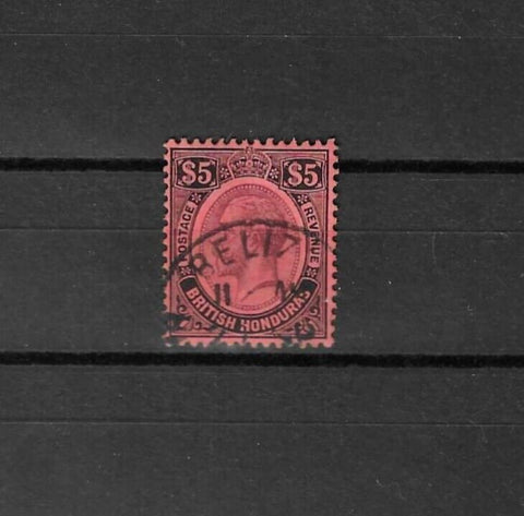 BRITISH HONDURAS 1922/33 SG 125 USED Cat £300. CERT