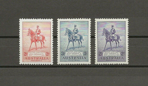 AUSTRALIA 1935 SG 156/8 MNH Cat £42