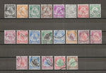 MALAYA/NEGRI SEMBILAN 1949/55 SG 42/62 USED Cat £160