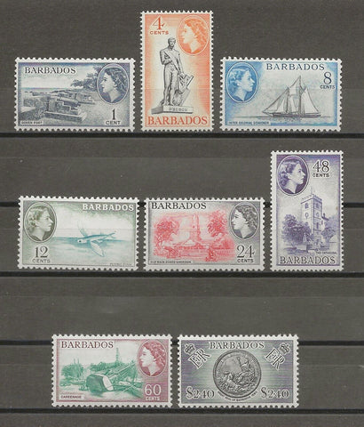 BARBADOS 1964/5 SG 312/19 MNH Cat £19