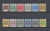 LEEWARD ISLANDS 1912/22 SG 46/57b MINT Cat £110