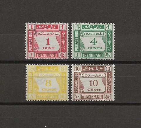 MALAYA/TRENGGANU 1937 SG D1/4 MNH Cat £170