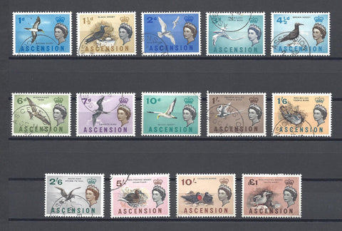 ASCENSION 1963 SG 70/83 USED Cat £55