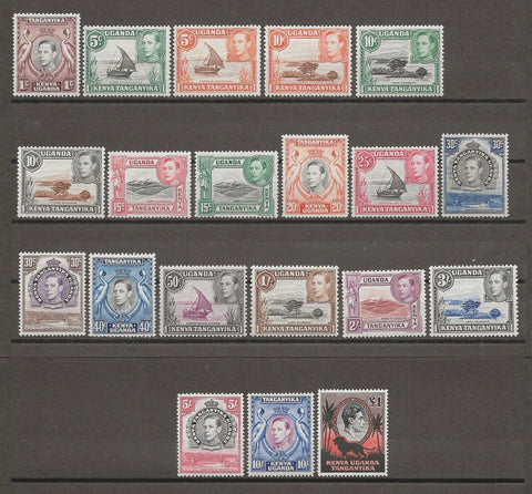 KENYA, UGANDA & TANGANYIKA 1938/54 SG 131/5bB MINT Cat £250