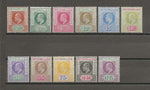 SEYCHELLES 1906 SG 60/70 MINT Cat £130