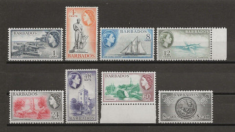 BARBADOS 1964/5 SG 312/19 MNH Cat £19