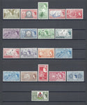 BERMUDA 1953/62 SG 135/50, 145b MNH Cat £137