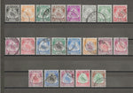 MALAYA/NEGRI SEMBILAN 1949/55 SG 42/62 USED Cat £160