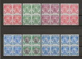 MALAYA/PAHANG 1950/6 SG 53/73 & Shades MNH Blocks  Cat £620