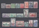 INDIA 1949/52 SG 309/24, 333/C USED Cat £53.25