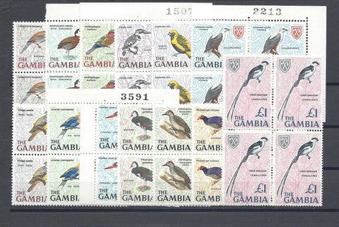 GAMBIA 1966 SG 233/45 MNH Cat £40