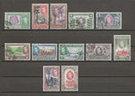 BRITISH HONDURAS 1938/47 SG 150/61 USED Cat £120