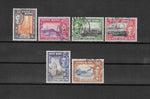 HONG KONG 1941 SG 163/168 USED CAT £30