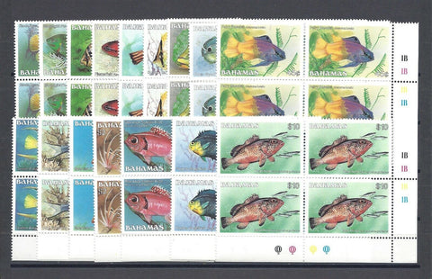 BAHAMAS 1986/87 SG 758a/773a MNH Cat £220