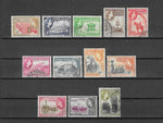 GOLD COAST 1952/54 SG 153/164 USED Cat £26