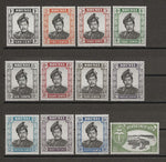 BRUNEI 1964/72 SG 118/29 MNH Cat £23