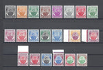 MALAYA/JOHORE 1949/55 SG 133/47 MNH Cat £160