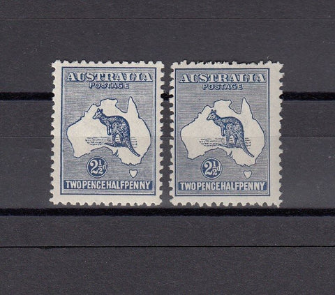 AUSTRALIA 1915/27 SG 36/36b MINT Cat £78