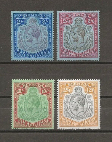 BERMUDA 1924/32 SG 88/93 MINT Cat £450