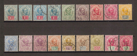 SARAWAK 1899/1908 SG 36/47 USED Cat £340