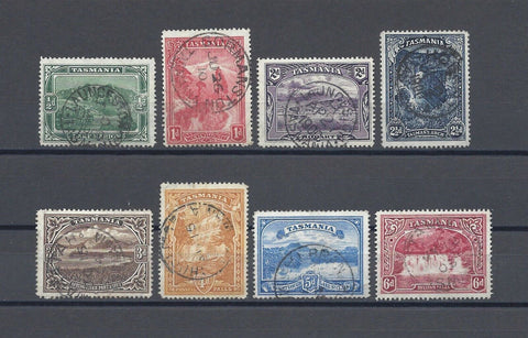 TASMANIA 1899/1900 SG 229/36 USED Cat £70