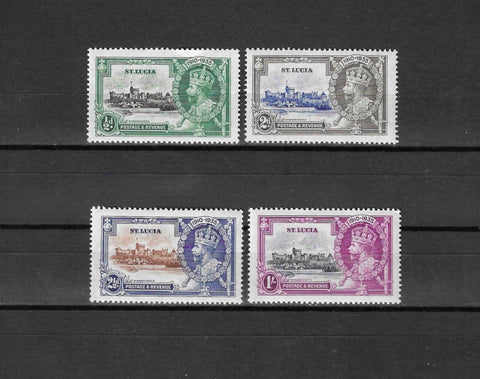 ST LUCIA 1935 SG 109/112 MNH £19