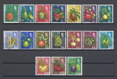 MONTSERRAT 1965 SG 160/76 USED Cat £26