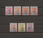 SEYCHELLES 1893 SG15/21 MINT Cat £160