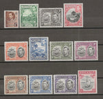 GRENADA 1937/50 SG 152/63e MINT Cat £80