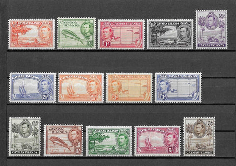 CAYMAN ISLANDS 1938/48 SG 115/26a MNH Cat £100