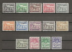 TURKS & CAICOS ISLANDS 1938/45 SG 194/205 USED Cat £65