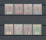 GRENADA 1895/1899 SG 48/55 MINT Cat £120