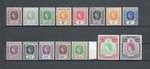 LEEWARD ISLANDS 1954 SG 126/40 MNH Cat £75