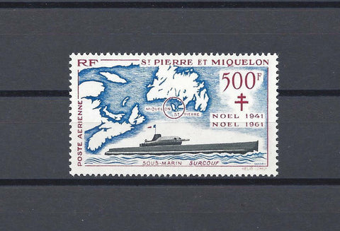 ST. PIERRE & MIQUELON 1962 SG 420 MNH Cat £130