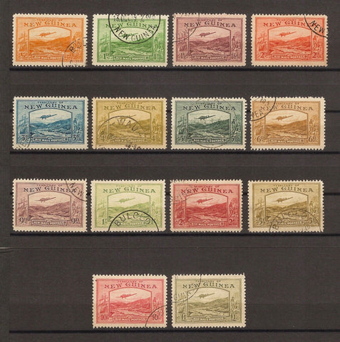 NEW GUINEA 1939 SG 212/25 USED Cat £850