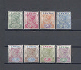 GAMBIA 1898/1902 SG 37/44 MINT Cat £130