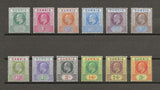 GAMBIA 1902/05 SG 45/56 MINT Cat £250